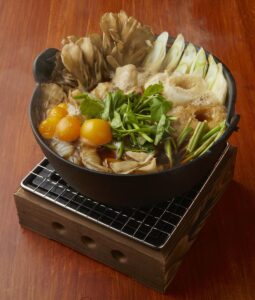 秋田県　　比内地鶏のしずく・秋田きりたんぽ鍋